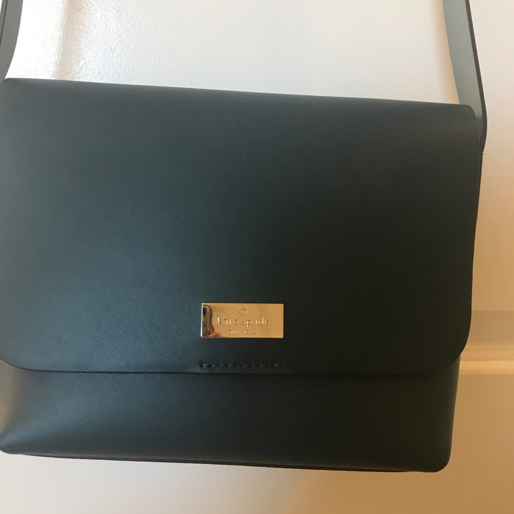 NWT dark teal Kate spade purse